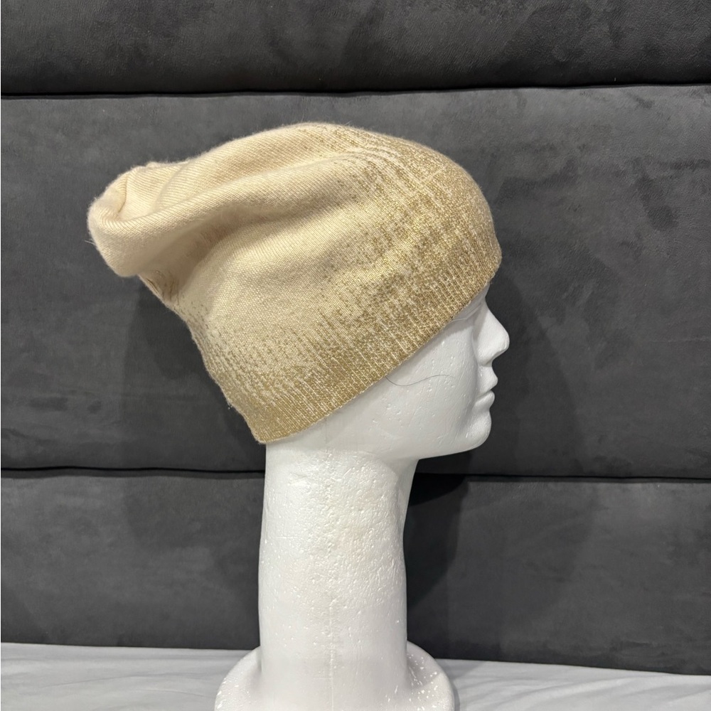 Cream Knit Beanie